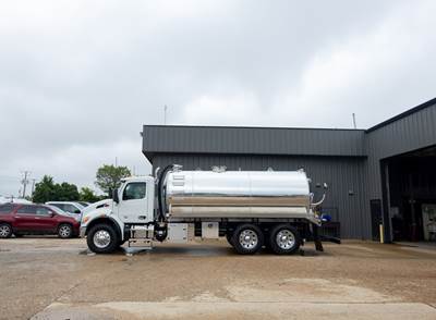 2027 Peterbilt 548 Sewer / Septic Truck - Iron-Vac 4200 Gallon Aluminum Tank Body