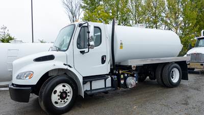 2016 Freightliner M2 Vacuum Truck - Iron-Vac 2100 Gallon Steel Tank Body