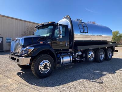 2025 International HV607 Vacuum Truck - Iron-Vac 5000 Gallon Polished Aluminum Tank Tank Body