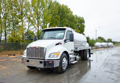 2027 Peterbilt 536 Vacuum Truck - Iron-Vac 2100 Gallon Aluminum Tank Septic Truck Body