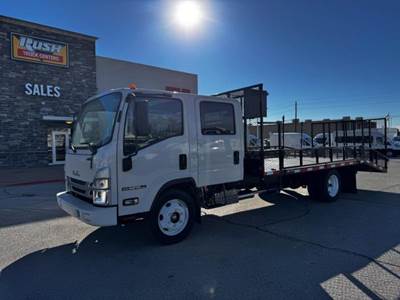 IN STOCK!!!   2024 Isuzu NPR-HD CREW CAB LANDSCAPE BODY Crew Cab Landscape Truck - WIL-RO 14 FT Landscape Body