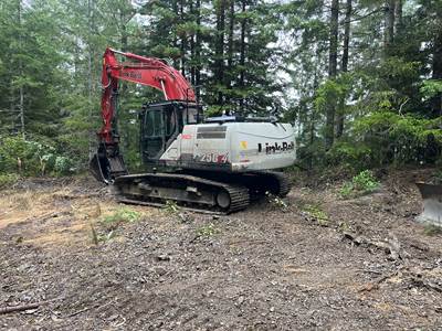 2022 Link-Belt 250 X4 Excavator - Werk-Brau Bucket & Thumb