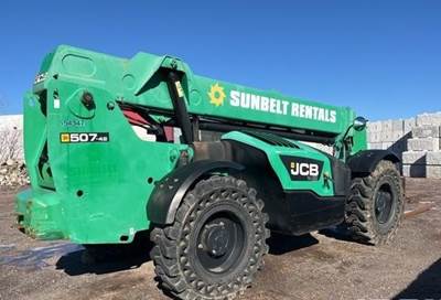 JCB 507-42 Telehandler - 7000lb Capacity, 42ft Lift Height