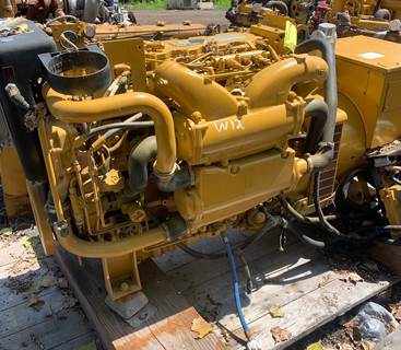 Caterpillar C6.6  6 cylinder turbo diesel engine (skid mounted generator)