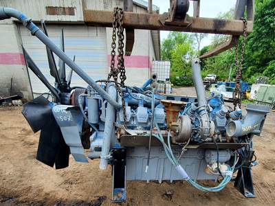 MTU 16v 2000 16 cylinder twin turbo diesel engine