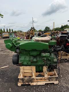John Deere 6081AFM75 8.1L Marine Diesel Engine 296HP Low Hours Runs Excellent