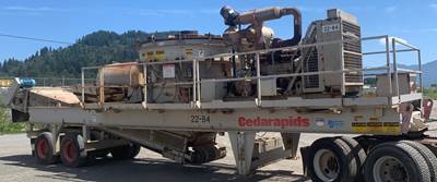 1999 Cedarapids 2600 Portable Impact Crusher