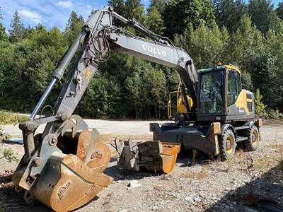 2015 Volvo EW160E Wheeled Excavator