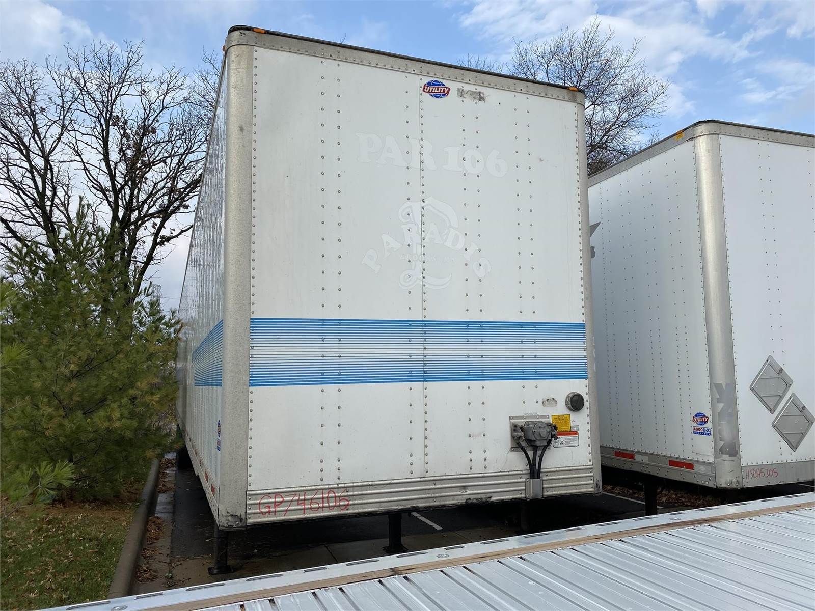 2016 UTILITY 53 ft Dry Van Trailer Roll up Door, Air Ride For Sale