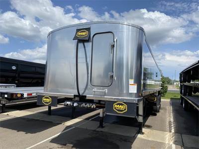 MAC 34 ft Frameless End Dump Trailer - Tri Axle, Aluminum, Air Ride