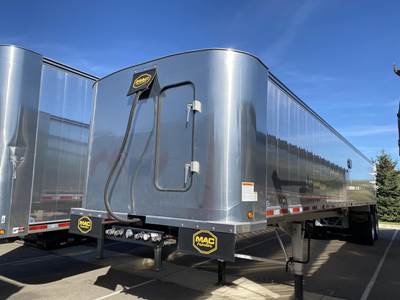 MAC 39 ft Frameless End Dump Trailer - Tandem Axle, Aluminum, Air Ride