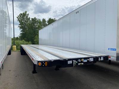 Fontaine 53x102 Combination Flatbed Trailer - Air Ride, Sliding Spread Axle