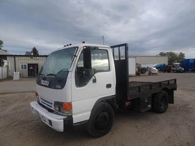 Isuzu NPR Flatbed Dump Truck