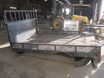 Custom Built 10 Ft Flatbed Truck Body