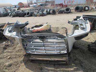 Used Freightliner Cascadia Hood, 52" White, 2019, New Style, Damaged LEFT/TOP