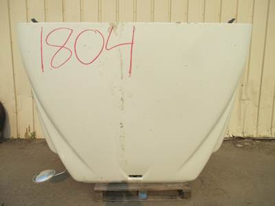 Used International 9400 Flat WS Hood 65.5", White