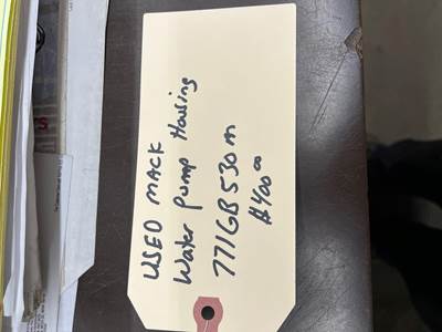 Used Mack e7 Etech Water Pump Housing   Part 771gb530m