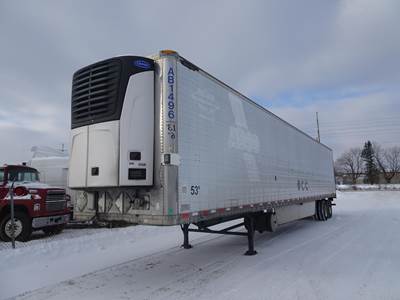Great Dane Reefer Trailer - Sliding Axle, Swing Door, Carrier