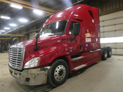 Freightliner Cascadia 125 Sleeper Semi Truck - Raised Roof Sleeper, Detroit 475HP, 12 Speed Dt12 Automatic