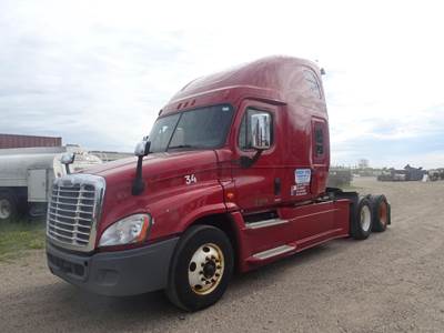 Freightliner Cascadia 125 Sleeper Semi Truck - Raised Roof Sleeper, Detroit 455HP, 12 Speed Dt12 Automatic