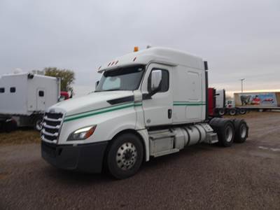 Freightliner Cascadia 126 Sleeper Semi Truck - Mid Roof Sleeper, Detroit 505HP, 10 Speed Manual