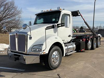 2020 Kenworth T880 Roll Off Truck - GALFAB Roll Off Body