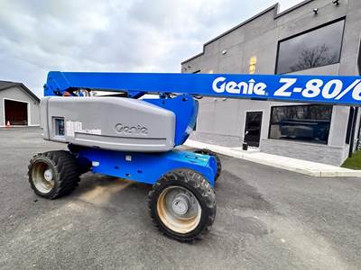 Genie Z-80/60 Articulating Boom Lift - 84ft Working Height, 500lb Capacity