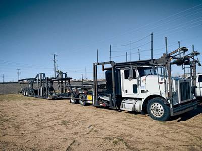 Peterbilt 365 Car Carrier Truck