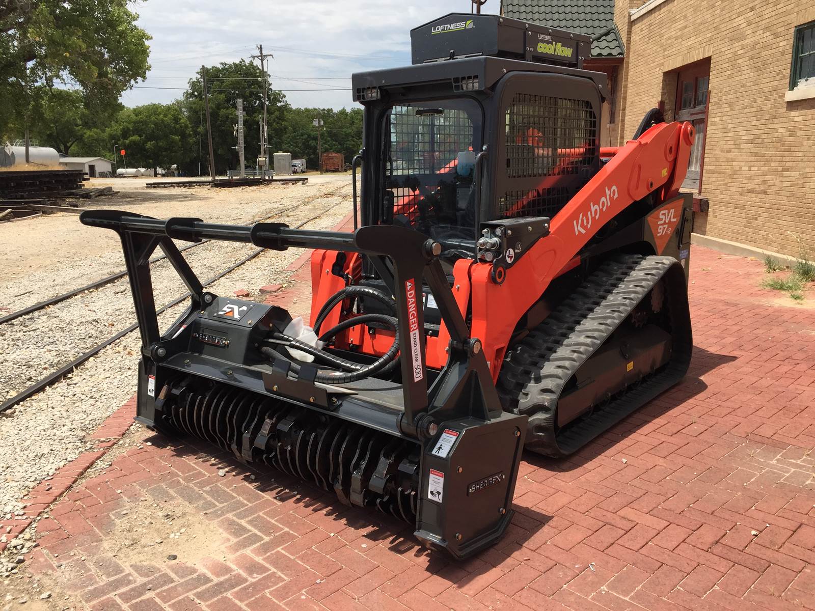 2023 Kubota SVL972 Skid Steer SHEAREX Mulching Head For Sale, 22