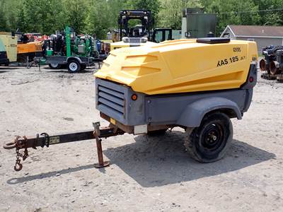 2012 Atlas Copco XAS185JD7 185 CFM Air Compressor