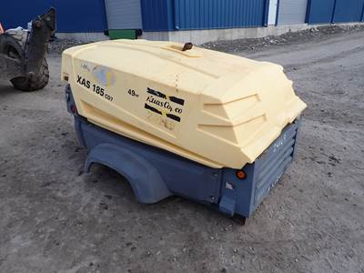 2016 Atlas Copco XAS185CD7 Air Compressor 961 HOURS!