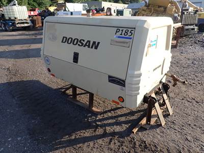 2013 Doosan P185WJD-FX-T4I Air Compressor Deere Diesel
