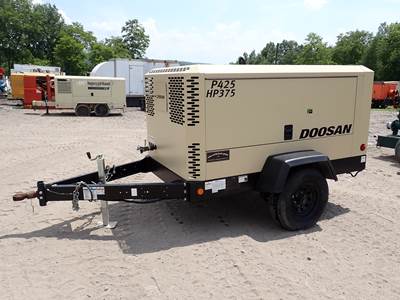 2023 Doosan P425/HP375 Air Compressor 1078 HOURS