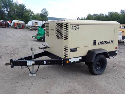 2023 Doosan P425/HP375 Air Compressor 512 HOURS