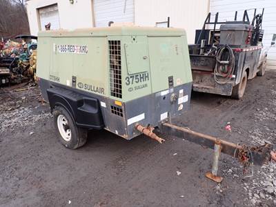 2012 Sullair 375HH Air Compressor HIGH PRESSURE! VIDEO! 200 PSI 375 CFM Towable