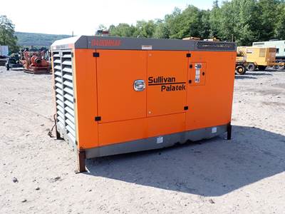 2019 Sullivan Palatek D400PHHJD4AF 400 CFM Air Compressor 258 HOURS