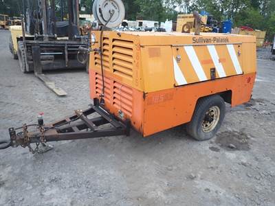 2008 Sullivan D185 185 CFM Air Compressor LOW HOURS! VIDEO! Towable Deere Diesel