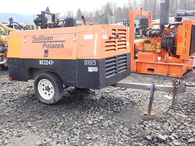 2012 Sullivan Palatek DF185PJD 185 Air Compressor