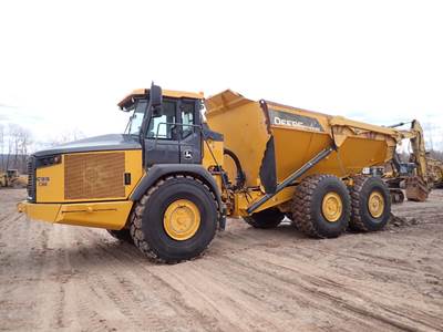 2019 John Deere 460E Articulated Haul Truck CLEAN! 46 Ton Tailgate Bed Liner