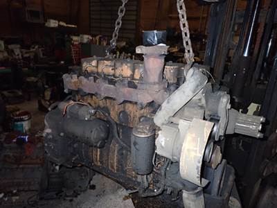 Case 6-590 Diesel Engine RUNS MINT! Cummins 5.9 6B Crane Backhoe