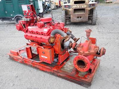 1988 CAT 3208 Industrial Diesel Engine w/ MARINE MANIFOLDS