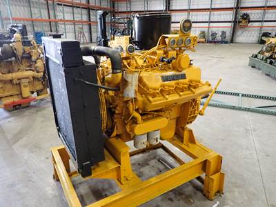 2000 CAT 3208T Industrial Engine 250 HP POWER UNIT w/ PTO CLUTCH