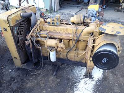 Caterpillar 3306 PC Turbo Diesel Engine POWER UNIT! RUNS EXC. 0R4956 D333 D7F