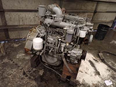 Isuzu 4BG1T Turbo Diesel Engine RUNS GOLD! VIDEO! 4BG1 Excavator Generator
