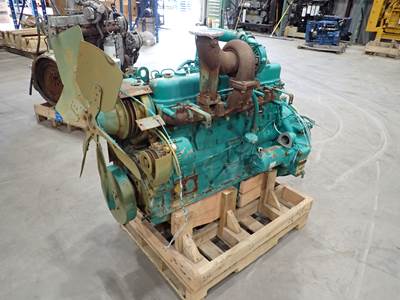Komatsu S6D110-1 Turbo Diesel Engine 341 HOURS!
