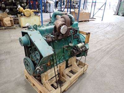Komatsu S6D105-1 Turbo Diesel Engine LOW HOURS! Onan 0665T