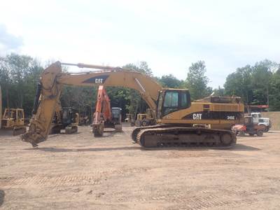 2005 Caterpillar 345CL Excavator CLEAN! C13 CAT Q/C Aux Hydraulics 345C