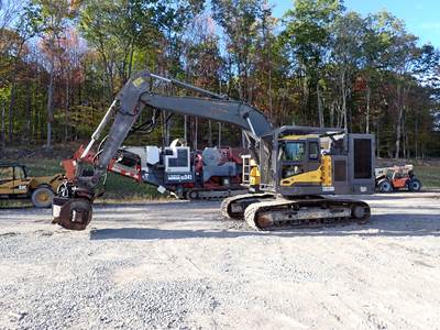 2013 Volvo ECR235DL Excavator PROGRIND MULCHER