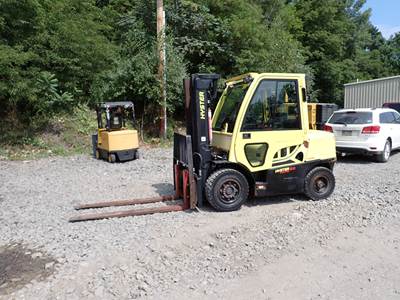 2015 Hyster H80FT Diesel Forklift LOW HOURS! POSITIONERS!
