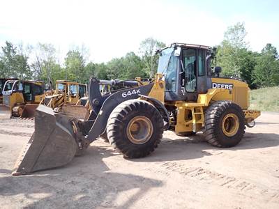 2014 John Deere 644K Wheel Loader CLEAN! JRB Q/C A/C Aux. Hyd. 644